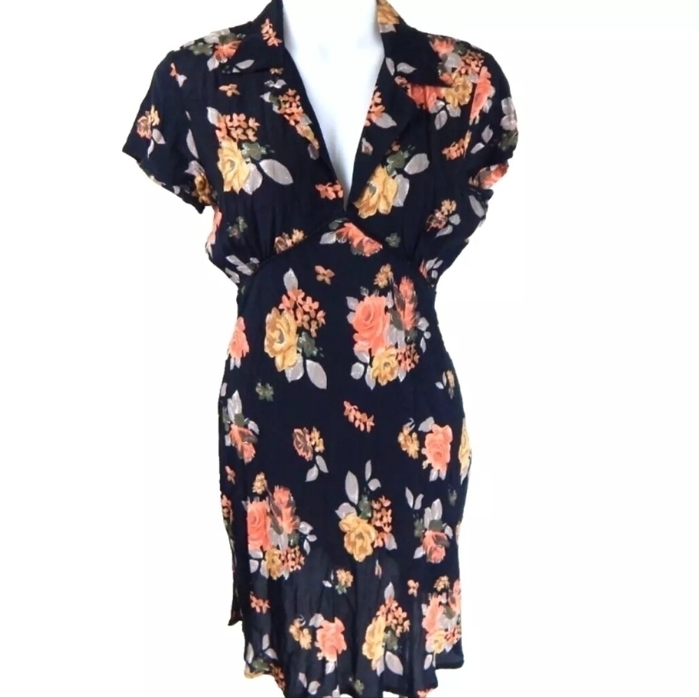 BCBG Paris Vintage 90's Floral Mini Dress